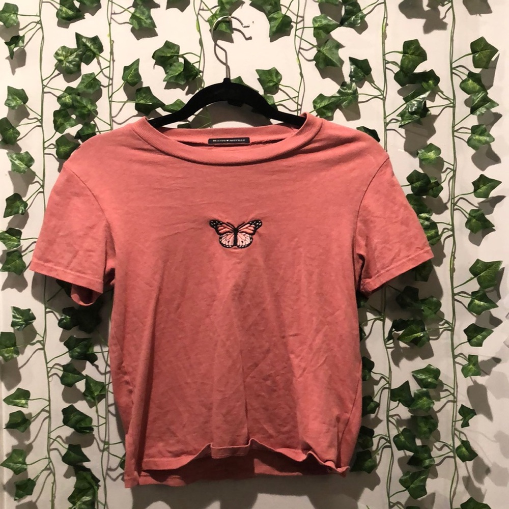 brandy Melville butterfly shirt
